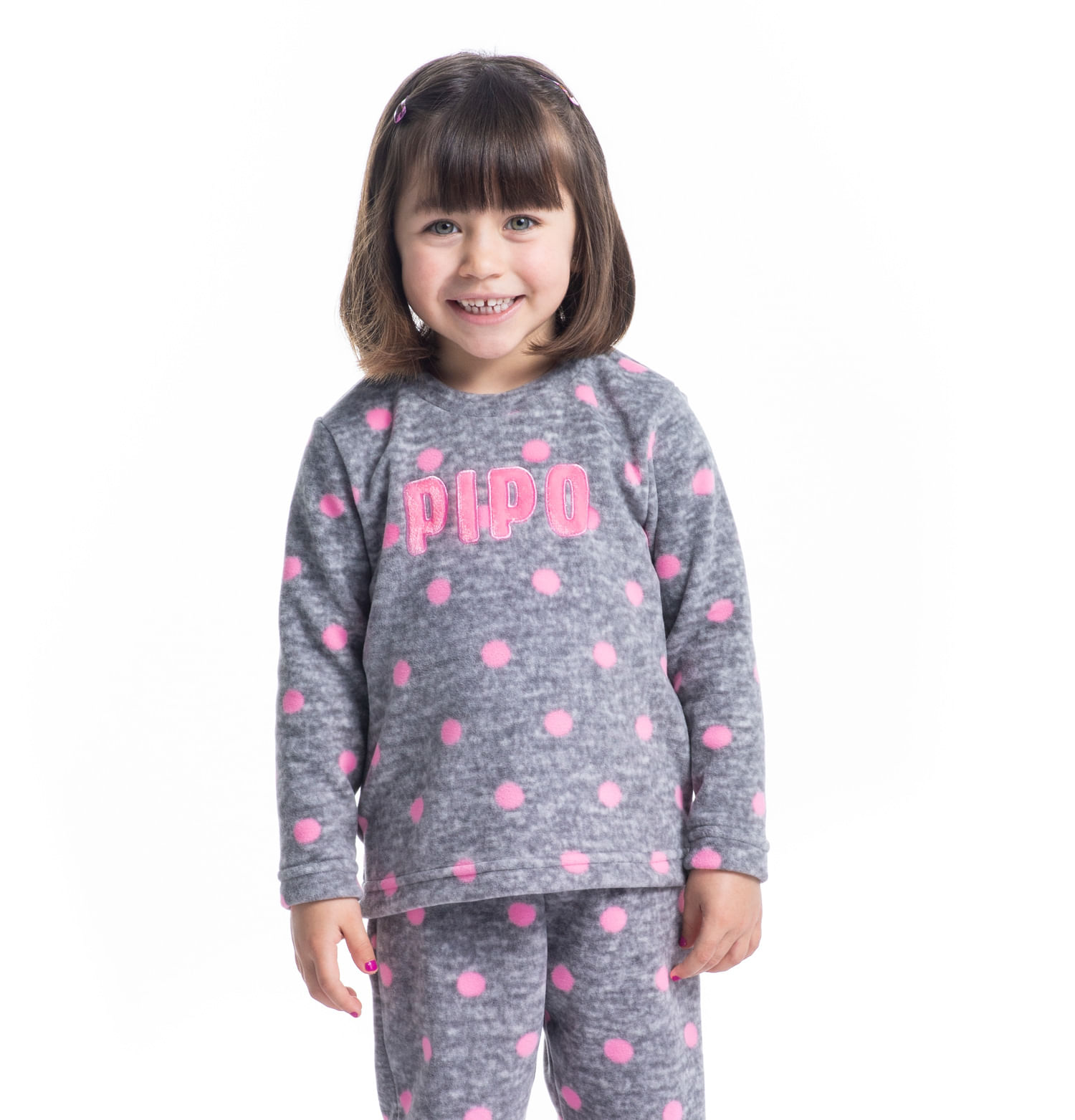 Pijama Infantil Em Microsoft Estampado Soft Dream