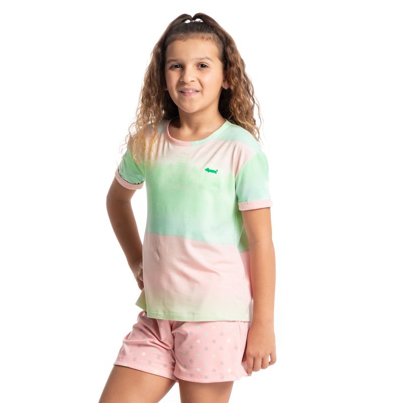 Pijama-Infantil-Feminino-Curto-Estampado-Candy-Daniela-Tombini
