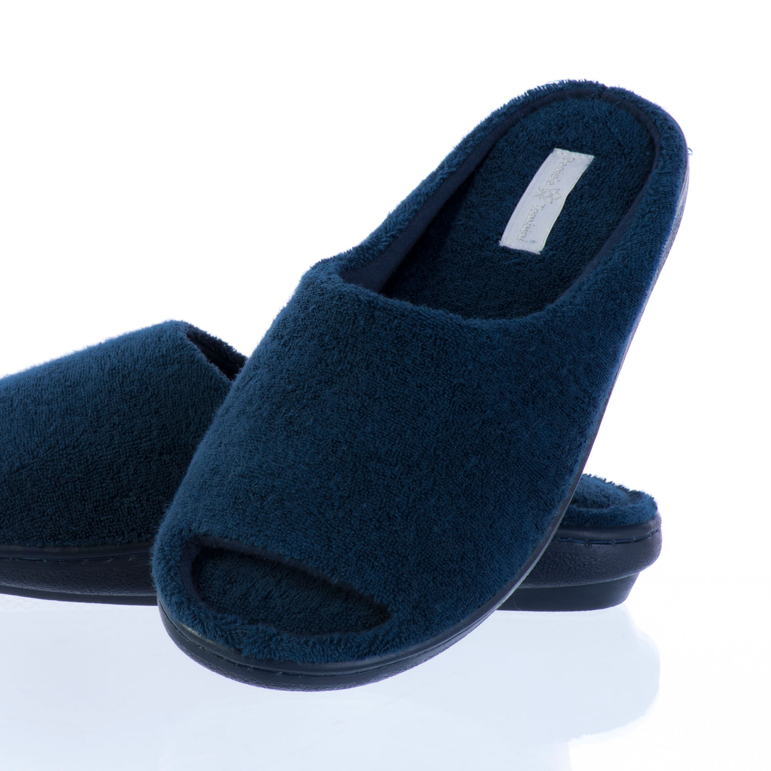 Chinelo Aberto Em Atoalhado Rid Azul-marinho - Imagem 2