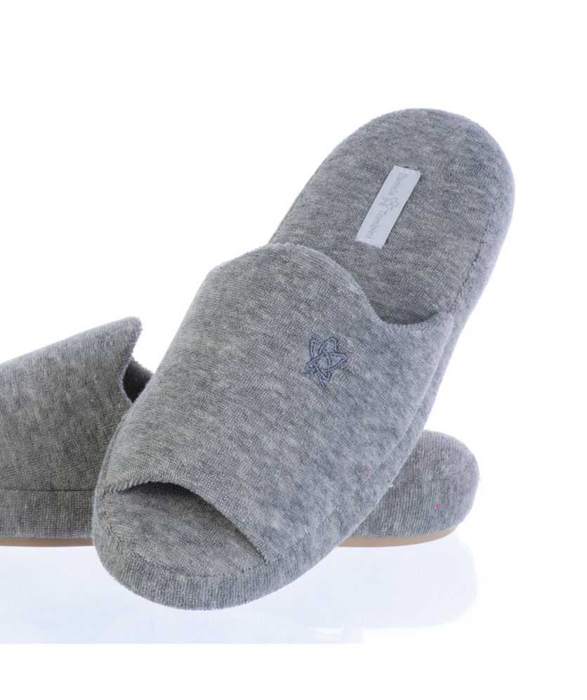 Chinelo Em Atoalhado Bruna Aberto - Imagem 2 - Desktop