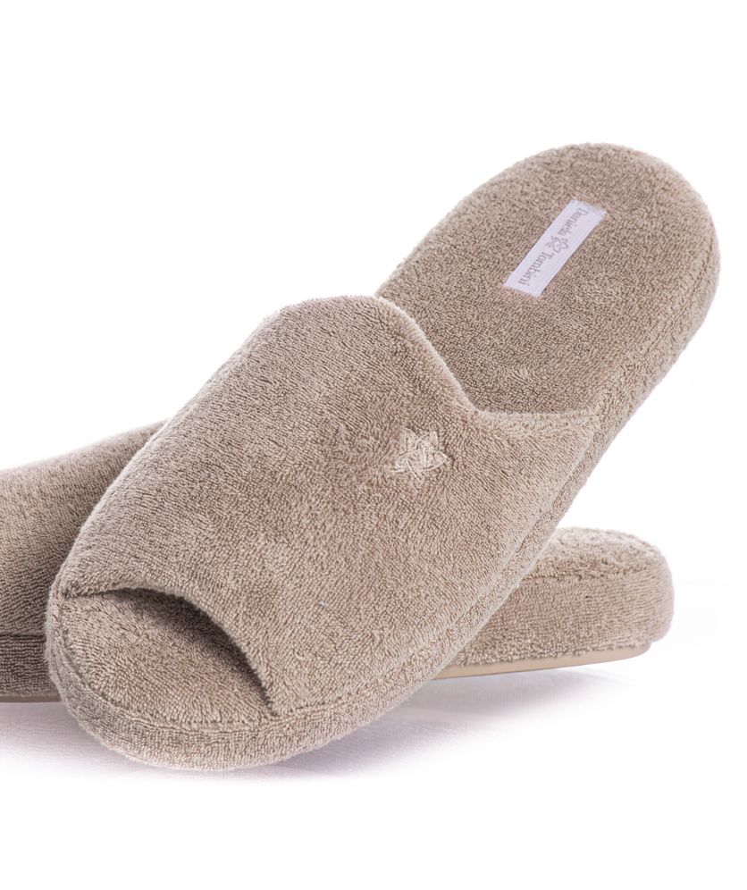 Chinelo Em Atoalhado Bruna Aberto - Imagem 2 - Desktop