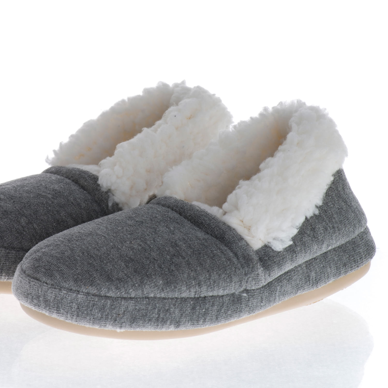Pantufa Infantil Masculina Com Pelo Mauricio Cinza-2 - Imagem 2