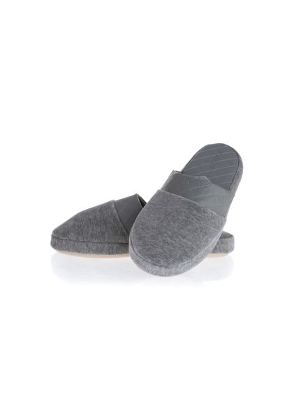 Chinelo Masculino Em Plush Guilherme Fechado Cinza - Imagem 1