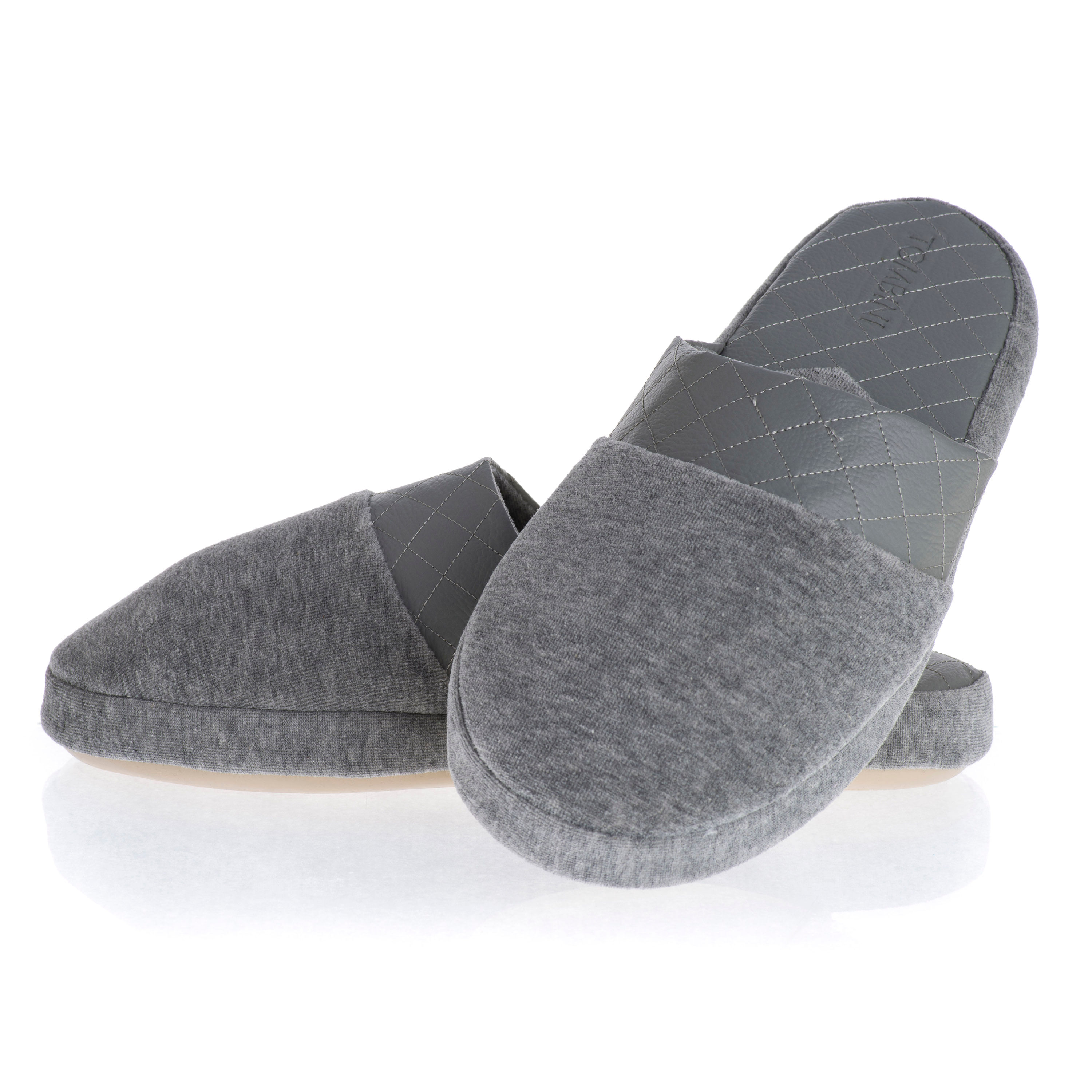 Chinelo Masculino Em Plush Guilherme Fechado Cinza - Imagem 2