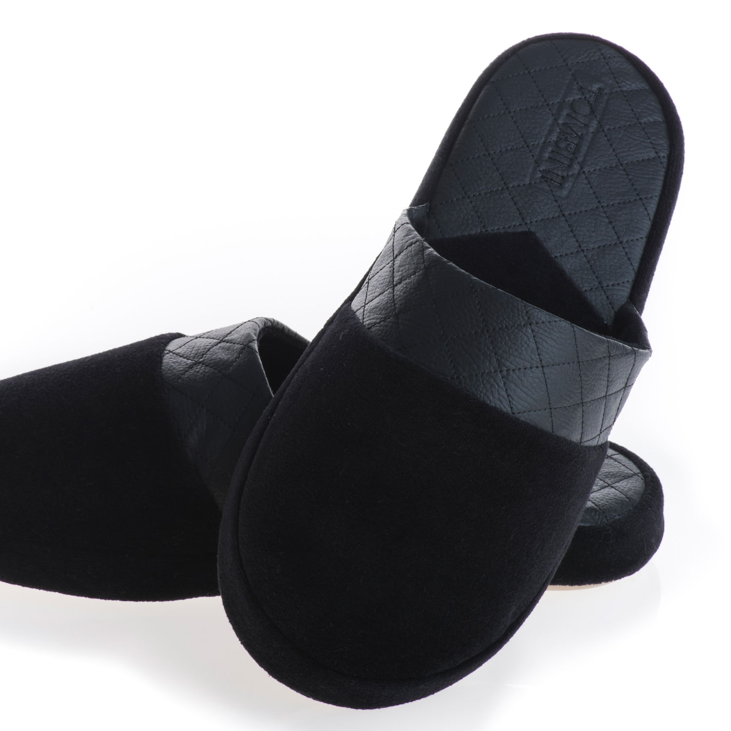 Chinelo Masculino Em Plush Guilherme Fechado - Imagem 2 - Mobile