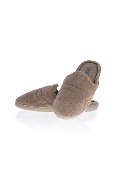 Chinelo Masculino Em Atoalhado Roger Fechado Bege - Imagem 1