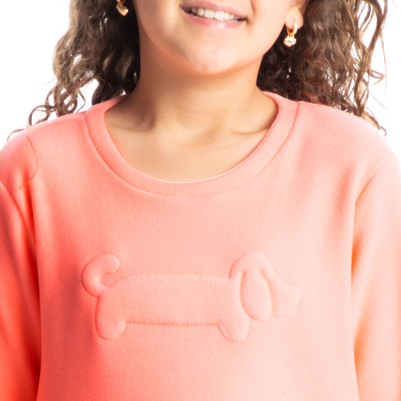 Pijama Infantil Feminino Em Microsoft Neon Soft - Renner