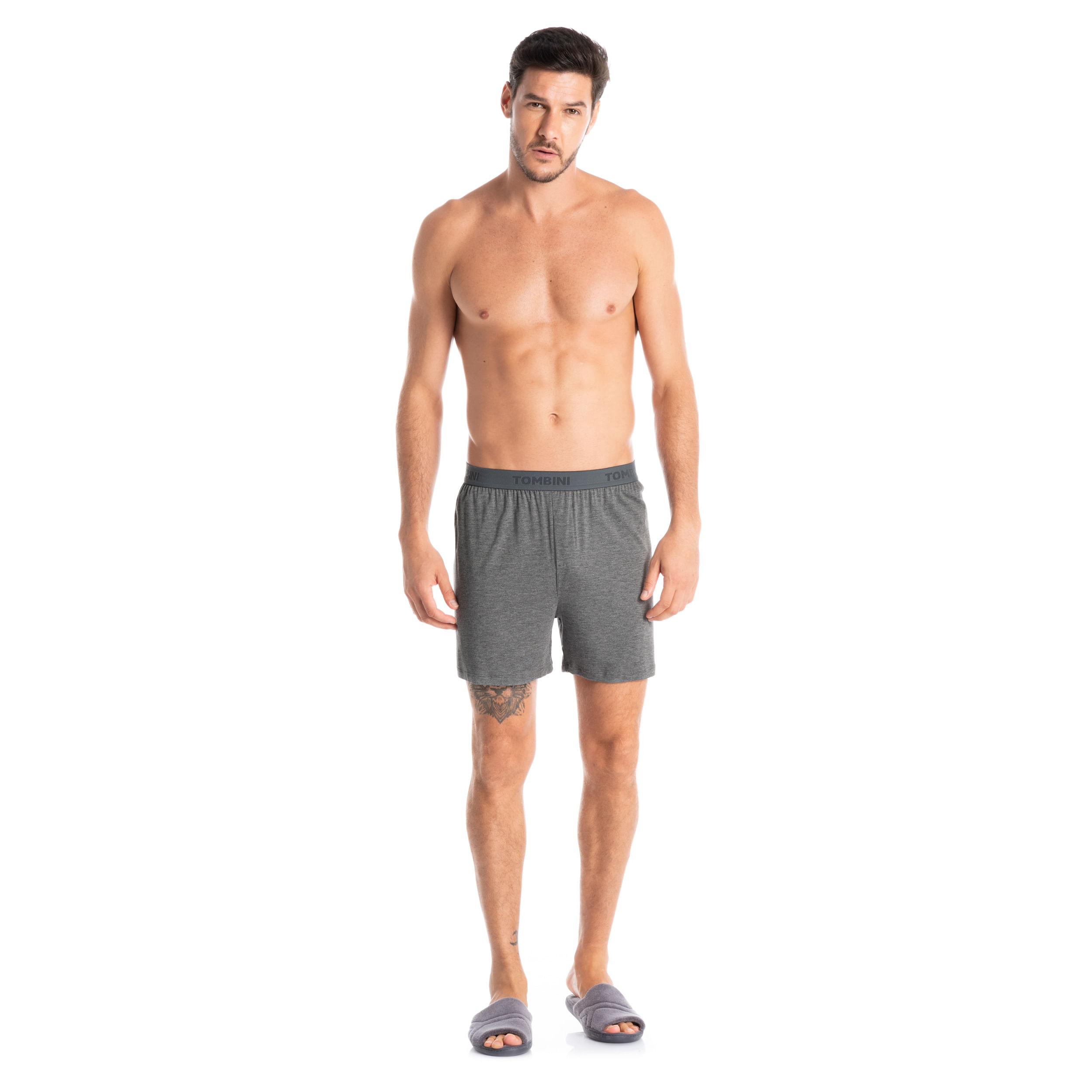 Boxer Masculina Com Elástico Visco - Imagem 3 - Mobile