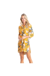 saída de praia chemise amarelo saída de praia chemise amarelo