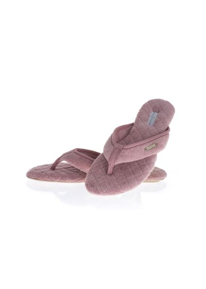 Chinelo Em Atoalhado Dedo Sofia Rosa - Imagem 1