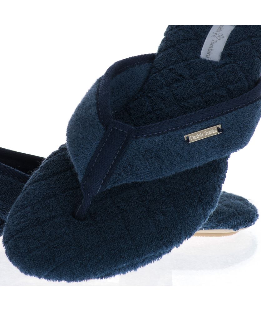 Chinelo Em Atoalhado Dedo Sofia - Imagem 2 - Desktop