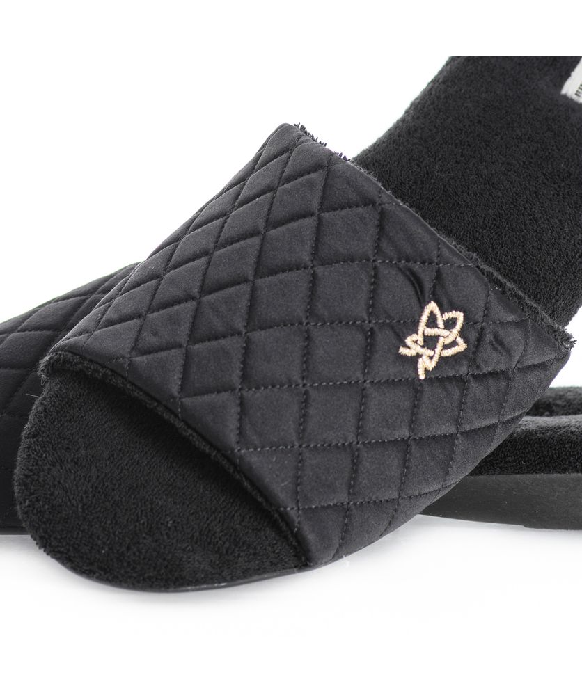 Chinelo Em Atoalhado Flor Aberto - Imagem 2 - Desktop