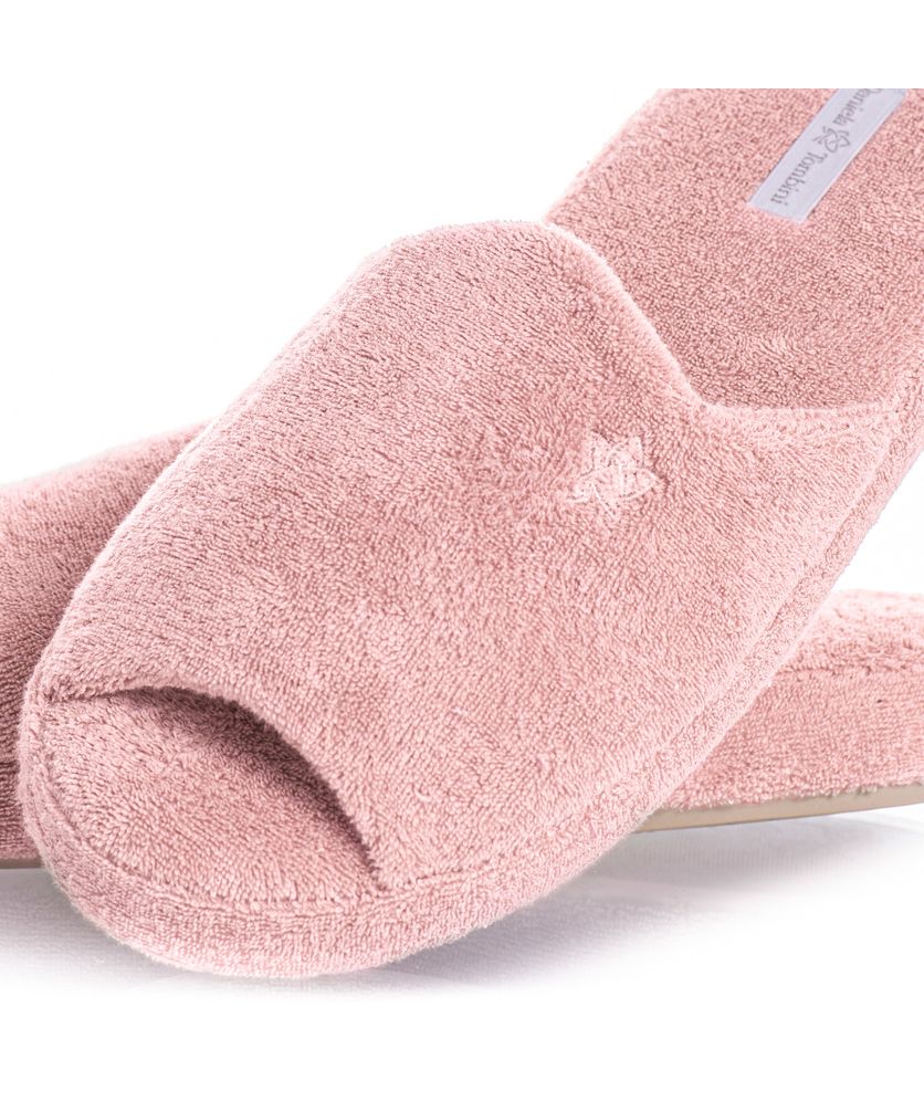 Chinelo Em Atoalhado Bruna Aberto - Imagem 2 - Desktop
