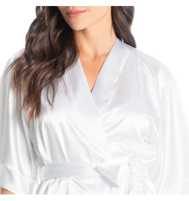 Robe Feminino Curto Em Cetim Violeta - Imagem 5 - Mobile
