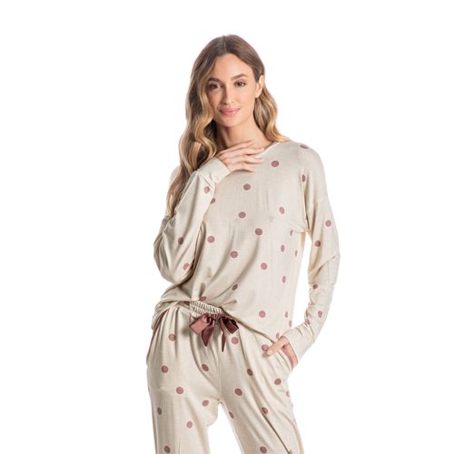 Pijama-Feminino-Longo-Com-Bolso-Poa-Nicole-Daniela-Tombini