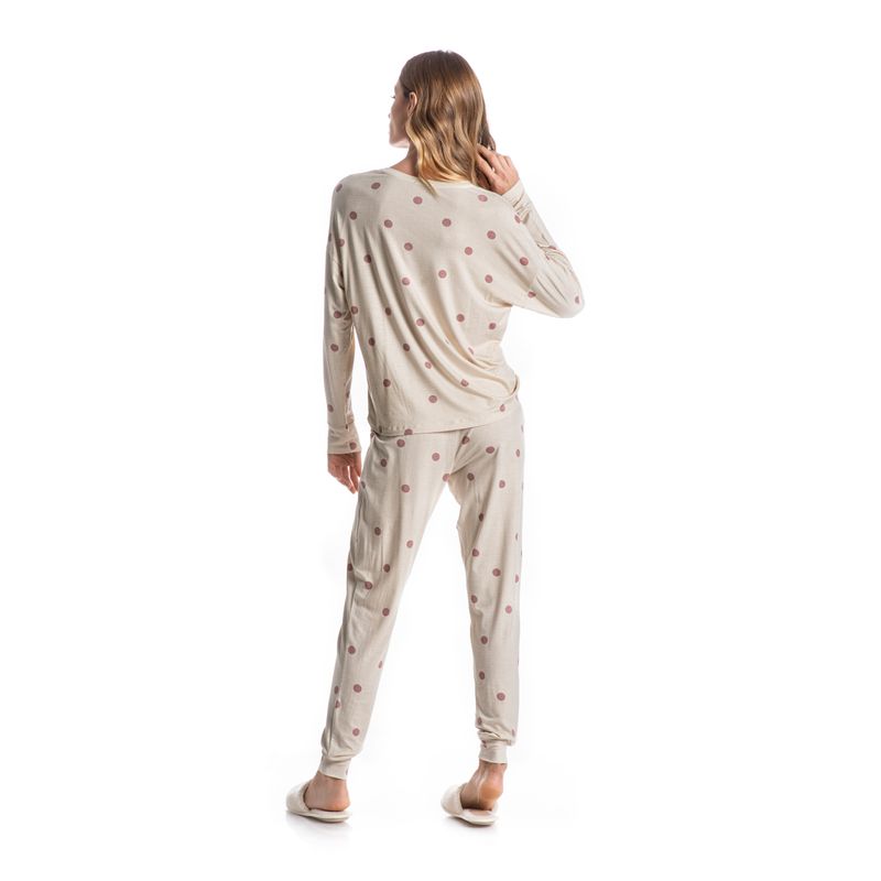 Pijama Feminino Longo Com Bolso Poa Nicole Daniela Tombini Pijama Feminino Longo Com Bolso Poa Nicole Daniela Tombini