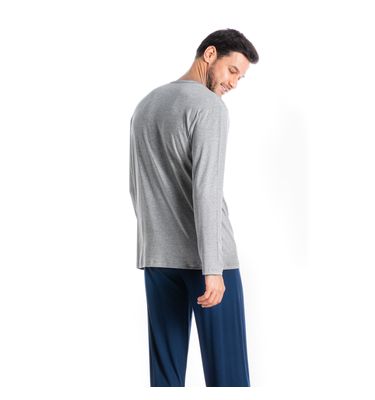Pijama Masculino Longo Romeu - Imagem 2 - Mobile