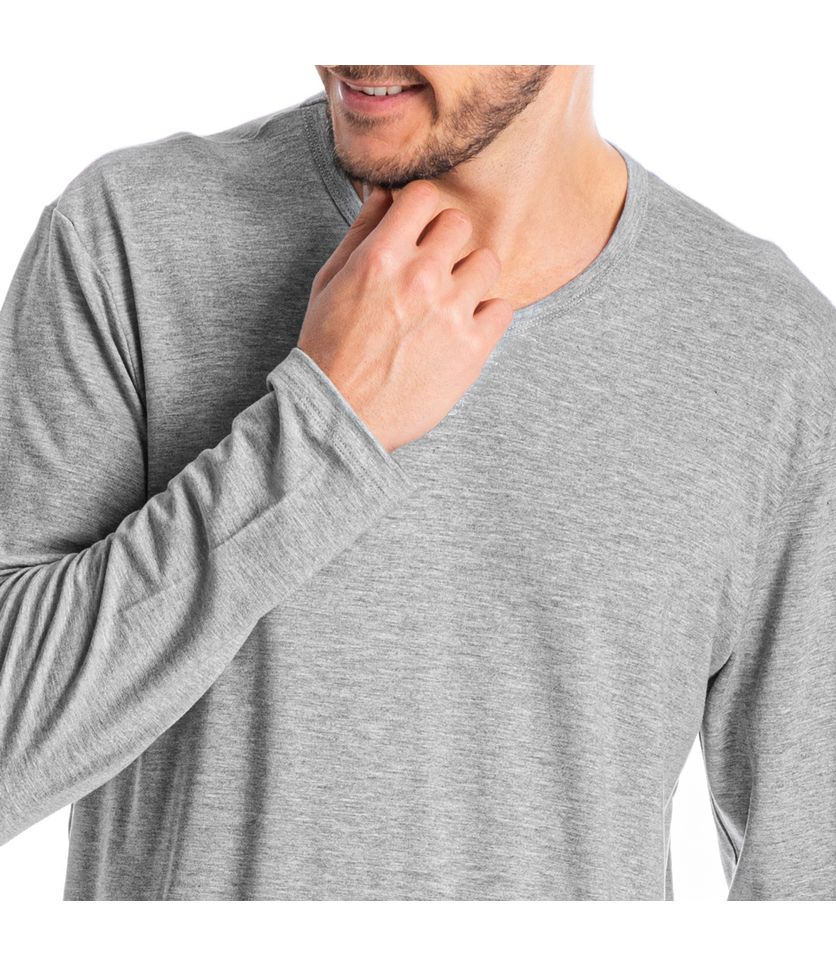 Pijama Masculino Longo Romeu - Imagem 5 - Desktop