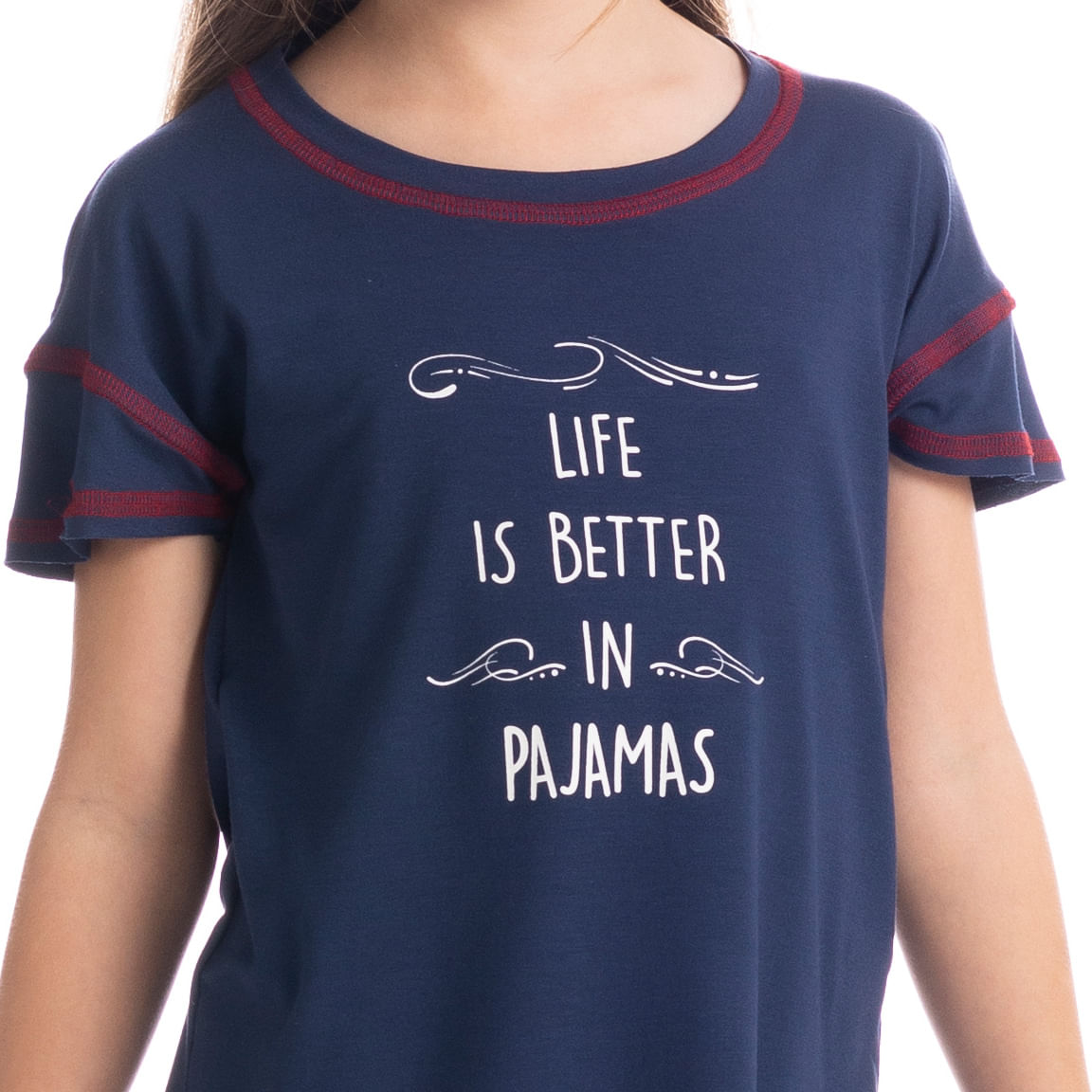 Pijama-Infantil-Feminino-Curto-Estampado-Mare-Daniela-Tombini