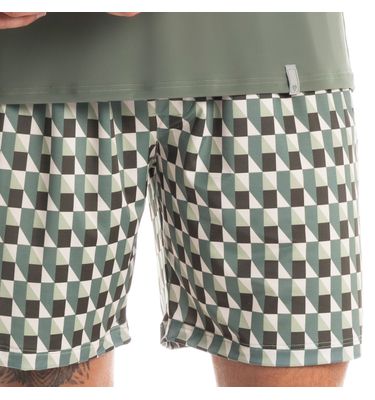Pijama Masculino Curto Estampado Clóvis - Imagem 5 - Mobile