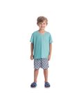 Pijama-Infantil-Masculino-Curto-Estampado-Clovis-Verde-Daniela-Tombini