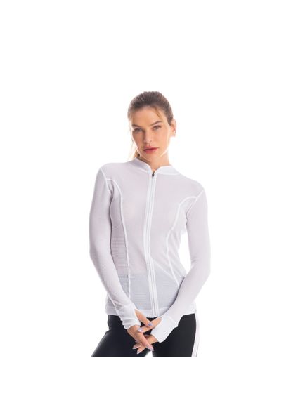 Jaqueta Feminina Tabata Fitted New Vivame Branco - Imagem 1
