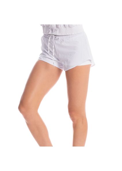 Shorts Duplo Runner Vivame Branco - Imagem 1