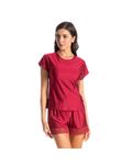 Pijama-Feminino-Curto-Com-Renda-Elegance-Manu-Vermelho-Daniela-Tombini