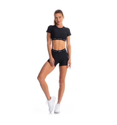 Camiseta Feminina Crop Lines Vivame - Imagem 3 - Mobile