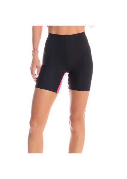 Bermuda Feminina Invisible Shape Neon Vivame Preto - Imagem 1