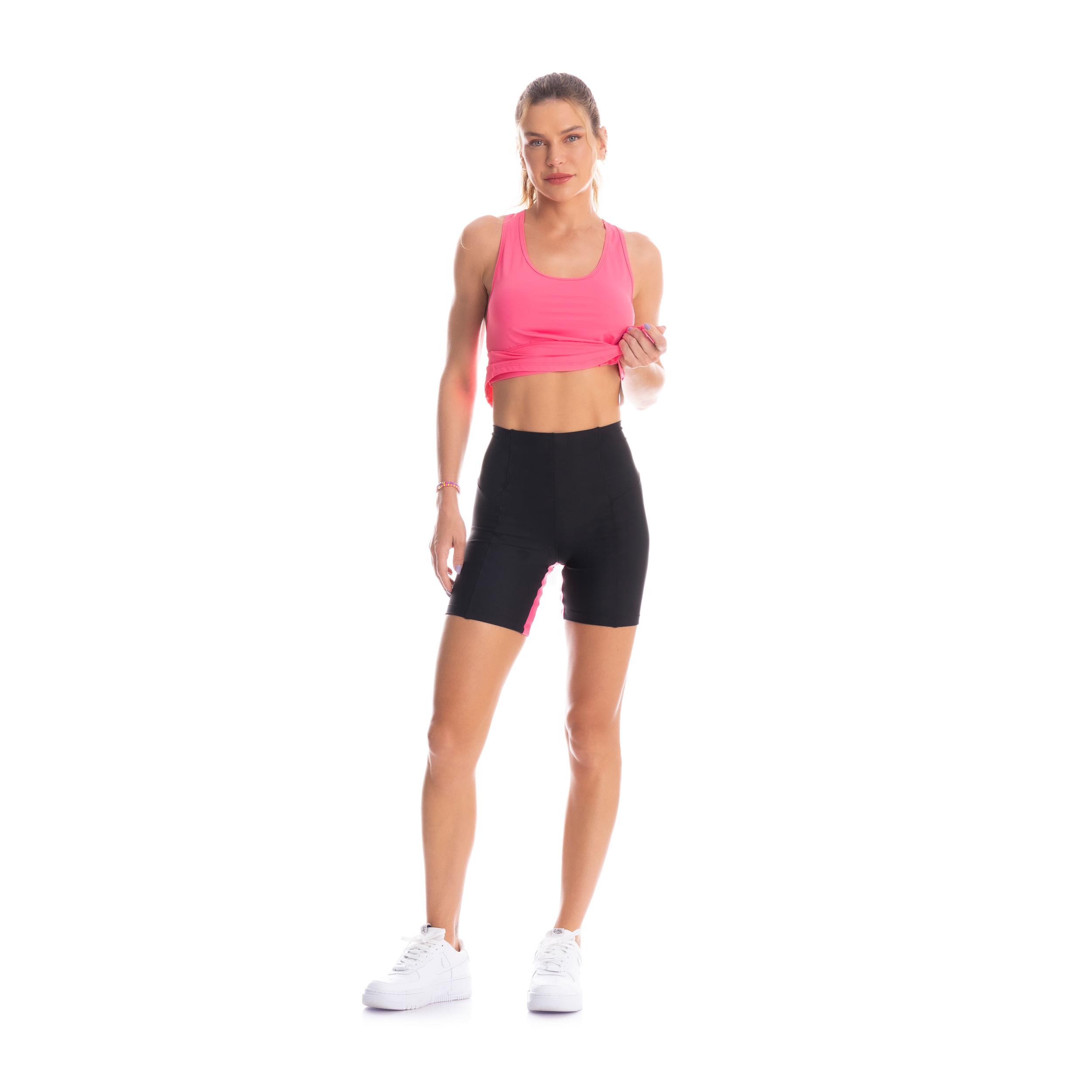 Bermuda Feminina Invisible Shape Neon Vivame - Imagem 3 - Mobile