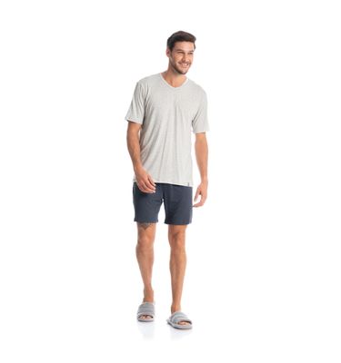 Pijama Masculino Curto Romeu - Imagem 3 - Mobile