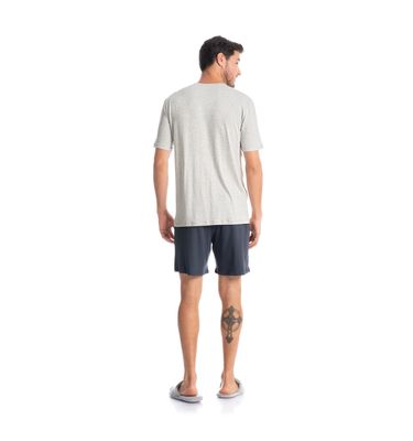 Pijama Masculino Curto Romeu - Imagem 4 - Mobile