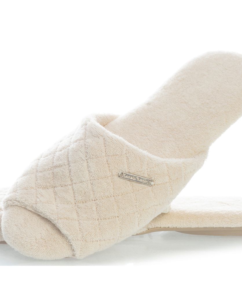 Chinelo Em Atoalhado Luiza Aberto - Imagem 2 - Desktop