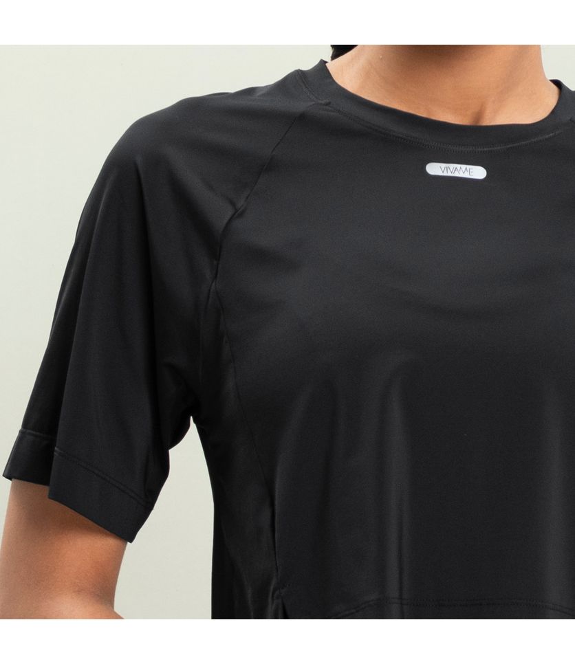 Camiseta Feminina Crop New Fluity Infinite Vivame - Imagem 5 - Desktop