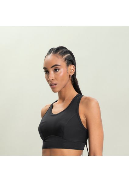Top Feminino High Speed Com Bolso Vivame Preto - Imagem 1