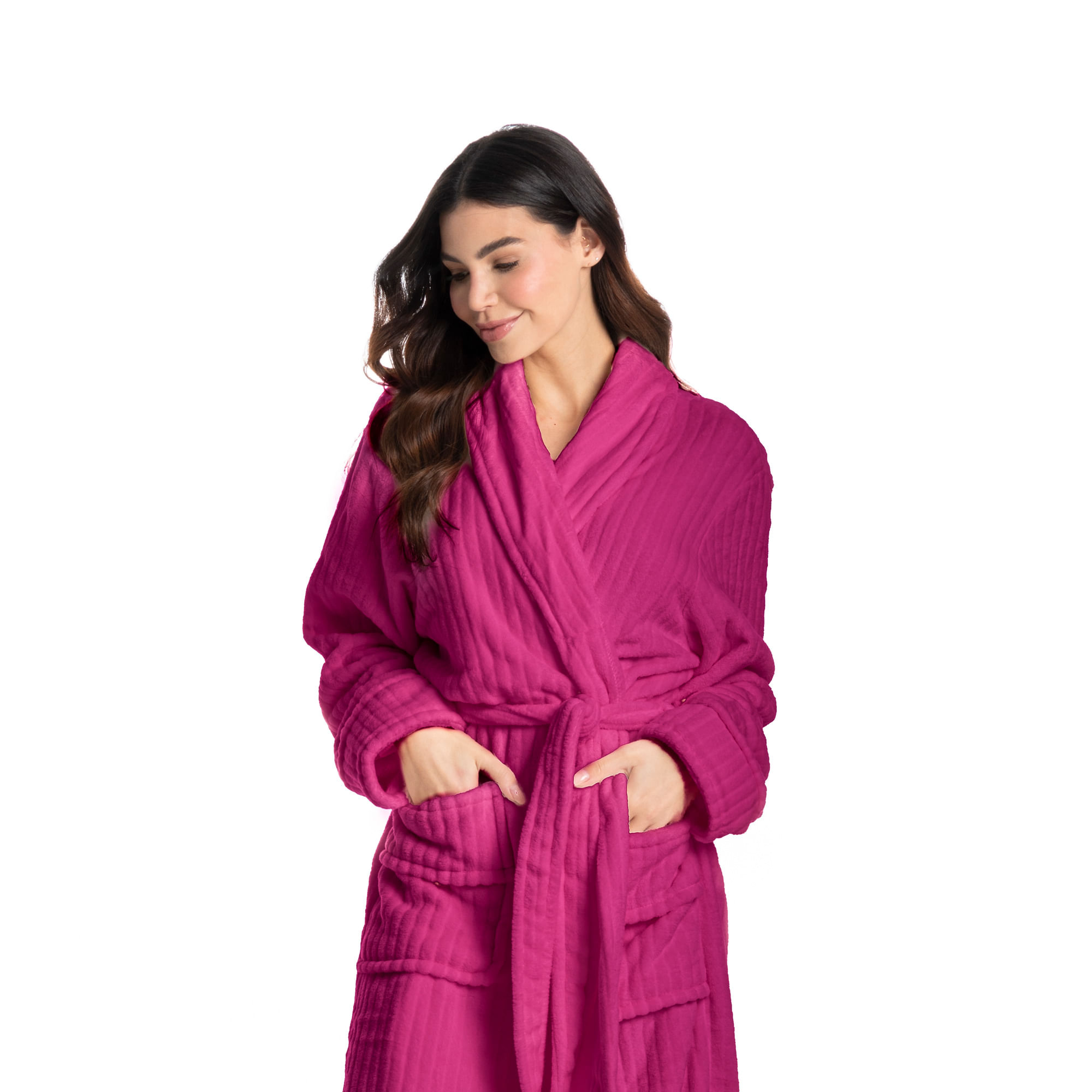 Robe Feminino Daniela Tombini Soft Fleece Textura