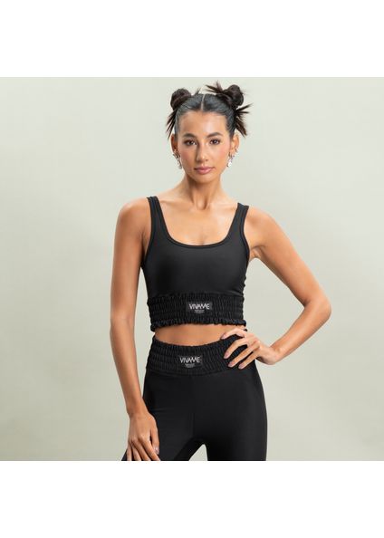 Top Square Boxy Vivame Preto - Imagem 1