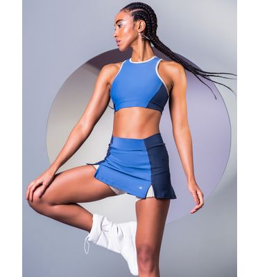 Top Nadador Com Recortes High Crop Blue Vivame - Imagem 6 - Mobile