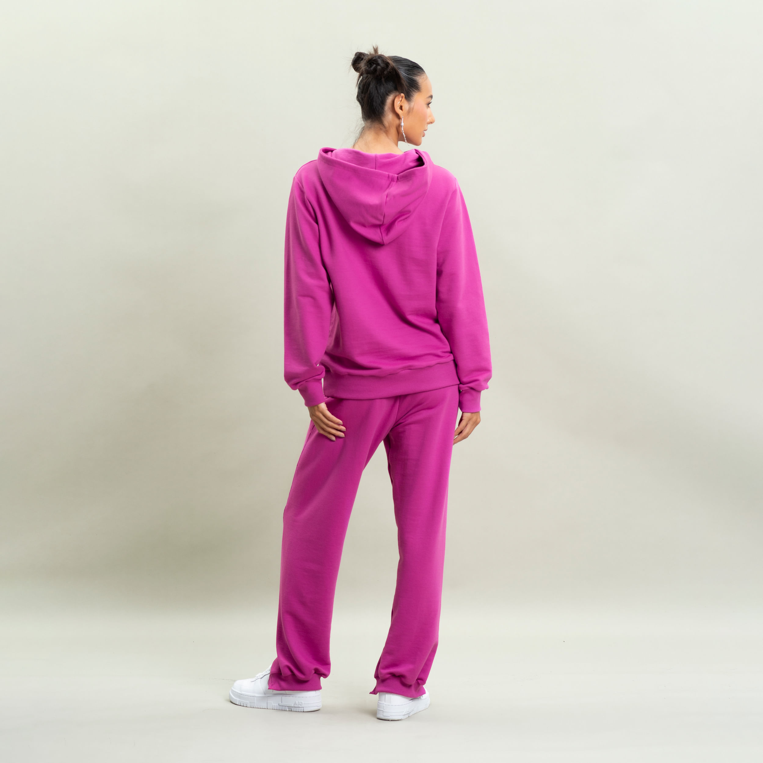 Moletom Feminino Com Capuz E Bolso Kelsey Vivame - Imagem 4 - Mobile