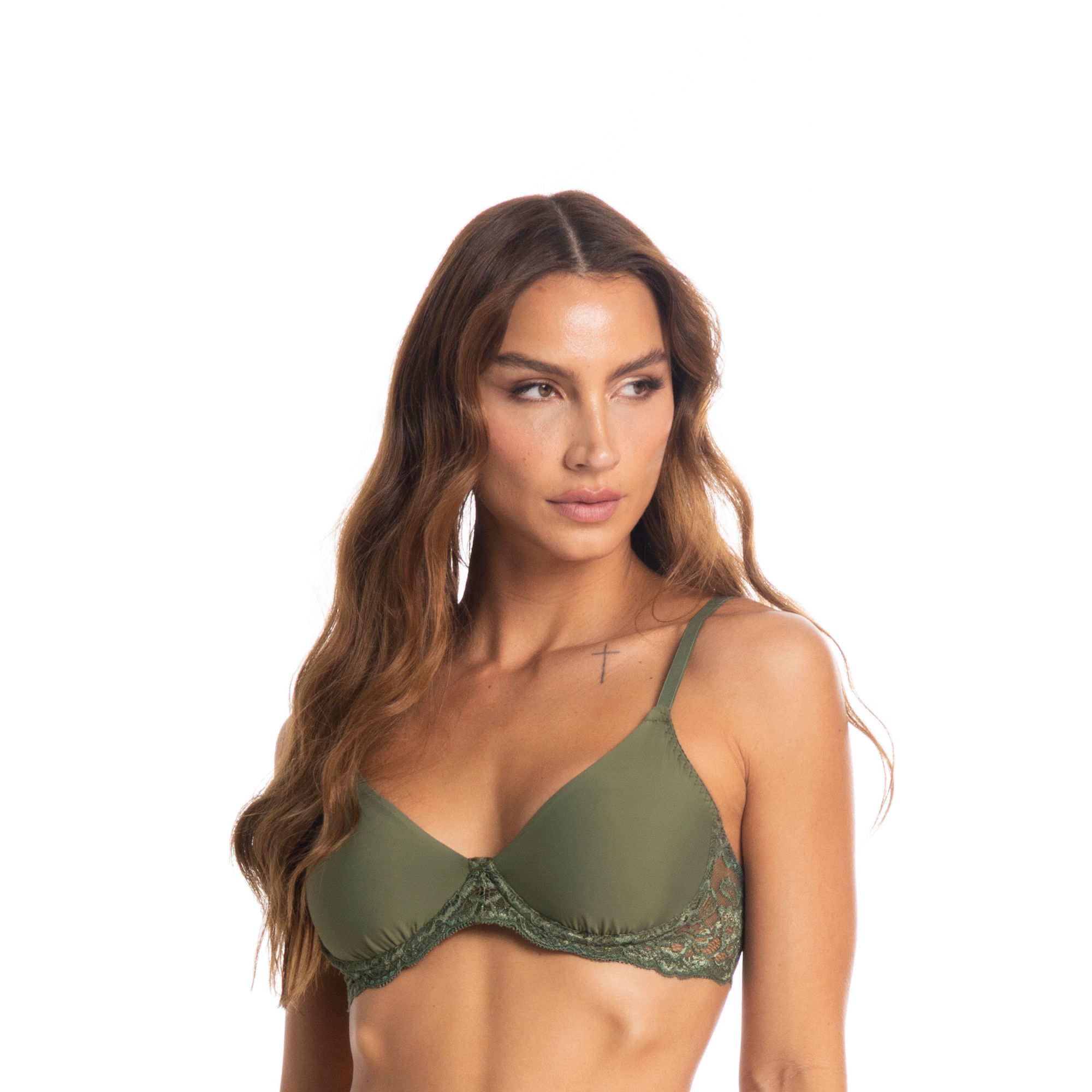 Sutiã Com Aro Flora Paixão Verde - Imagem 1