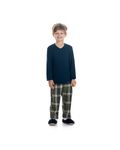 Pijama-Infantil-Masculino-Longo-Xadrez-Heitor-Daniela-Tombini