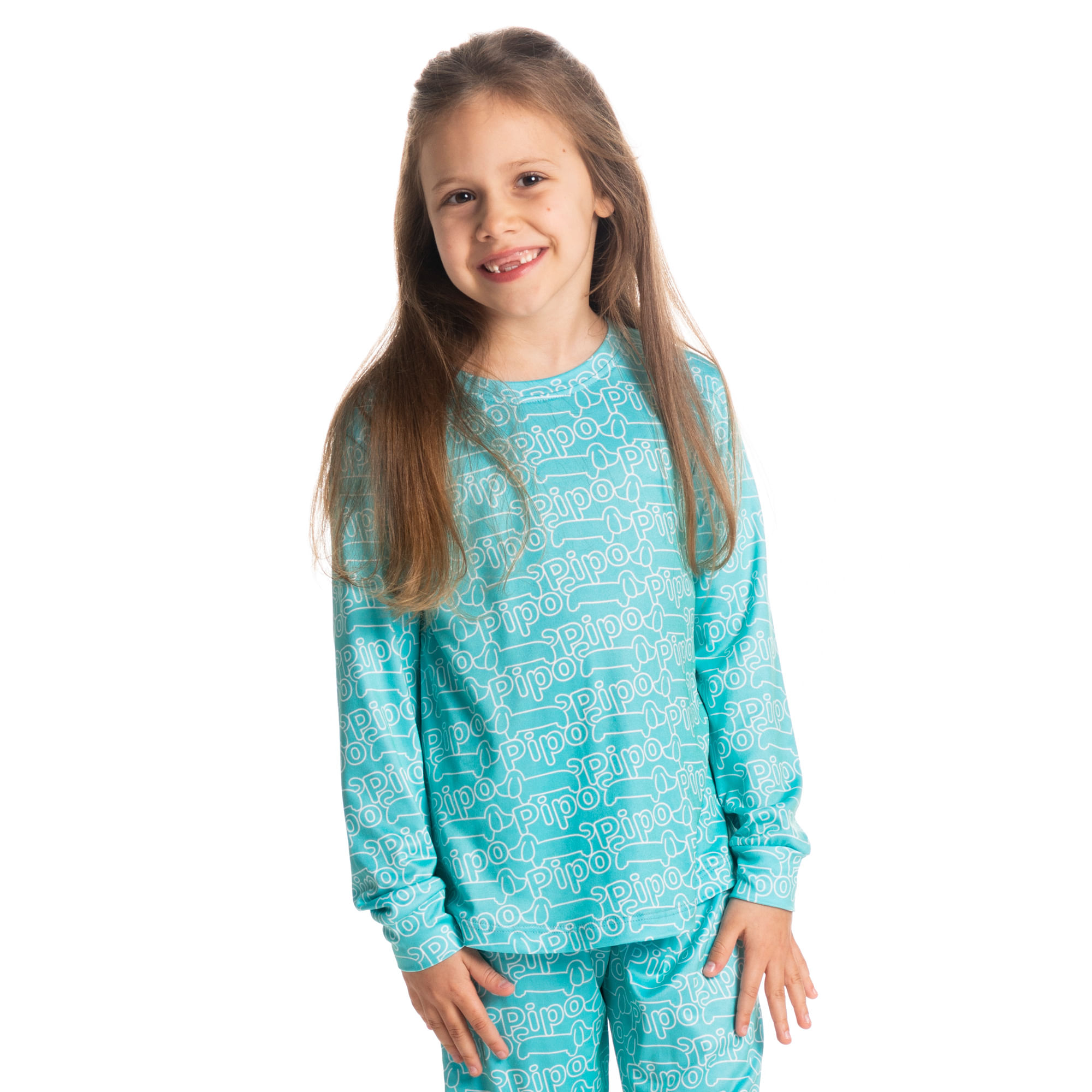 Pijama-Infantil-Feminino-Longo-Neon-Logo-Pipo-Daniela-Tombini