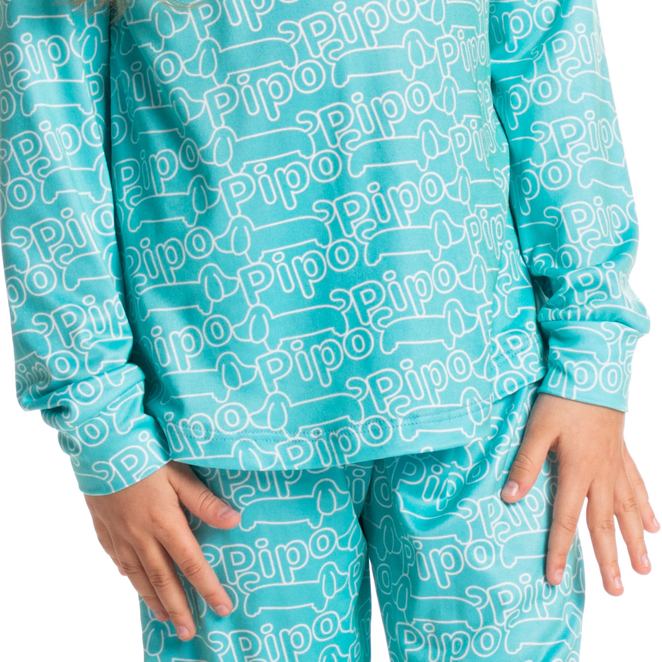 Pijama-Infantil-Feminino-Longo-Neon-Logo-Pipo-Daniela-Tombini