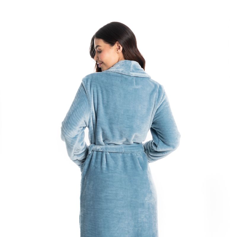 Robe Em Fleece Longo Pétala Daniela Tombini