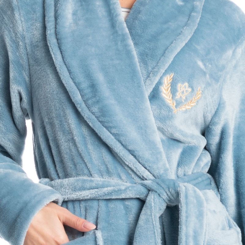 Robe Em Fleece Longo Pétala Daniela Tombini