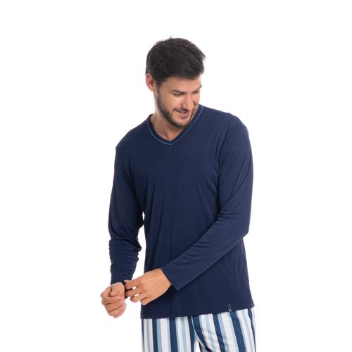 Pijama-Masculino-Longo-Estampado-Clovis-Tombini