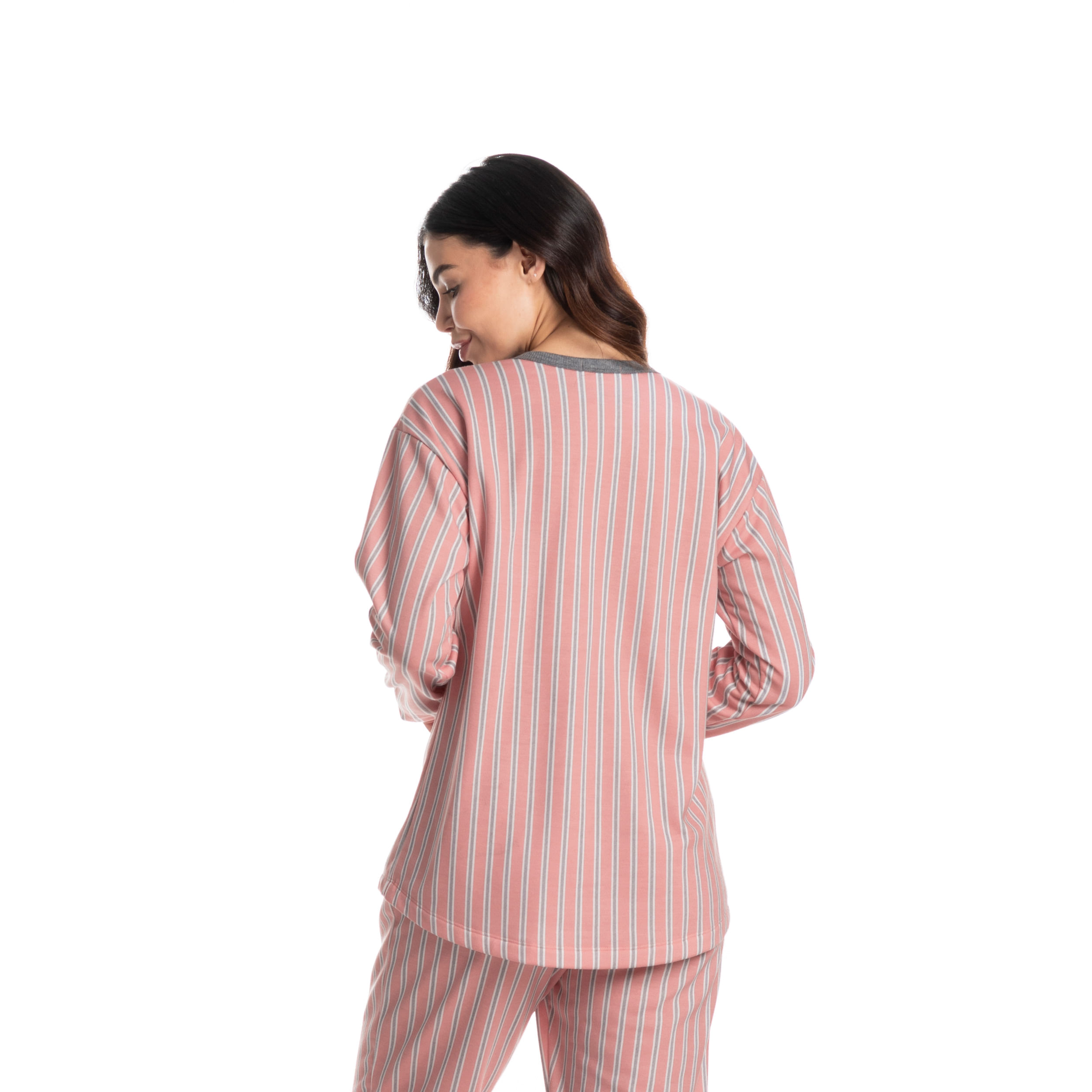 Pijama-Feminino-Longo-Abotoado-Ametista-Daniela-Tombini