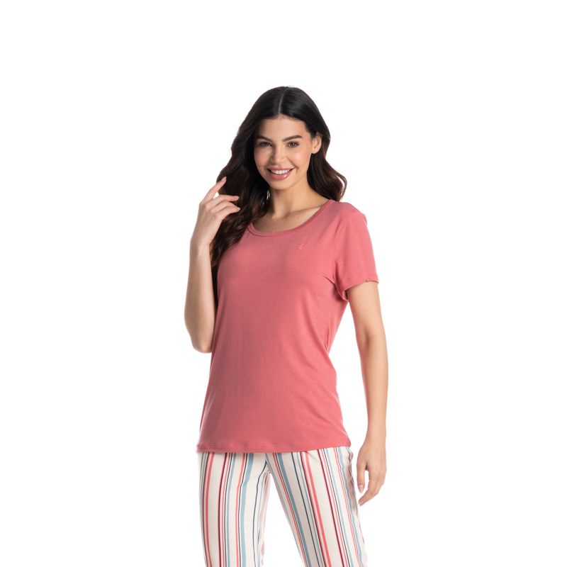 Pijama Capri Microfibra Verônica Daniela Tombini 18113