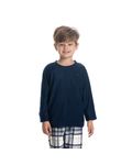 Pijama-Masculino-Infantil-Xadrez-Longo-Murilo-Tombini